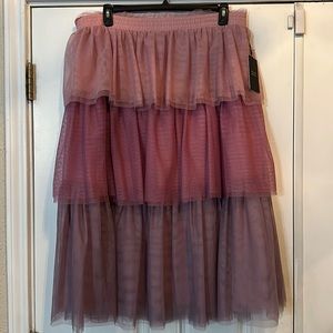 Halogen x Atlantic Pacific Tiered Tulle Skirt